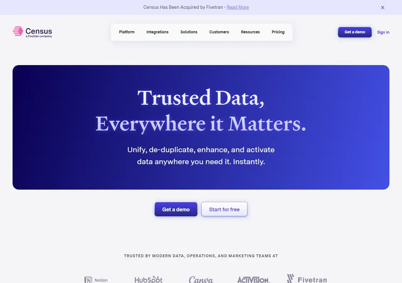 AI analytical comparison between Backona AI and Census