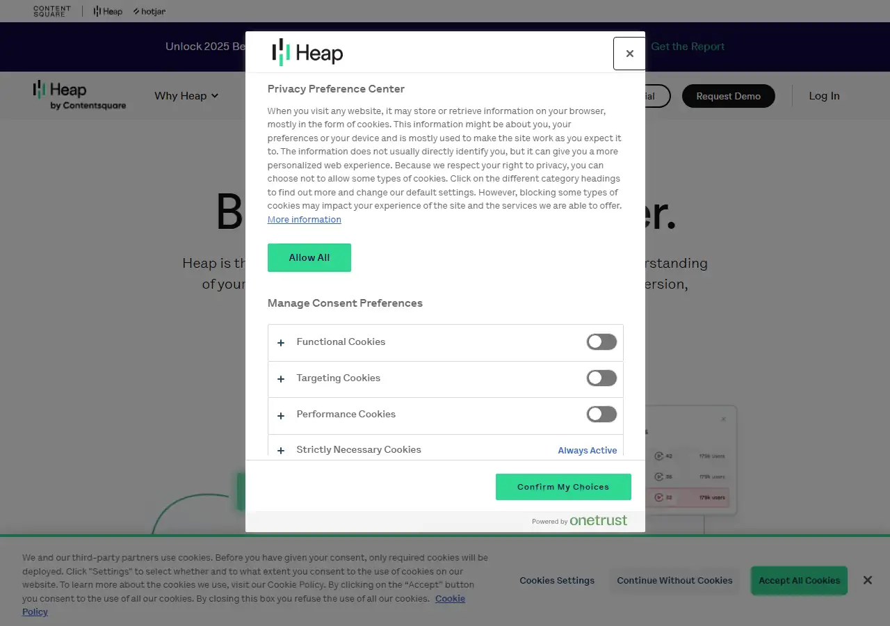 AI analytical comparison between Backona AI and Heap Illuminate