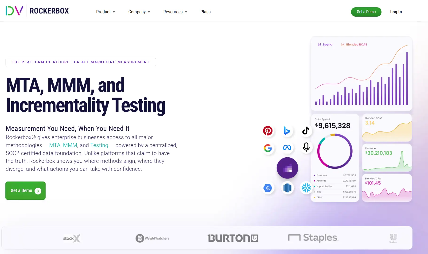 AI analytical comparison between Backona AI and Rockerbox